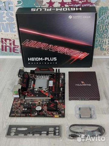 Комплект Intel i3-12100f, h610 plus, DDR4 16Gb