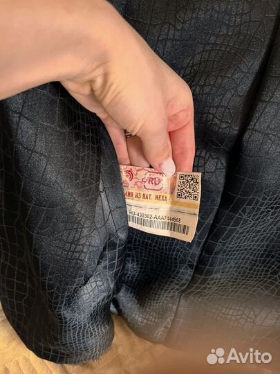 Шуба норковая с капюшоном