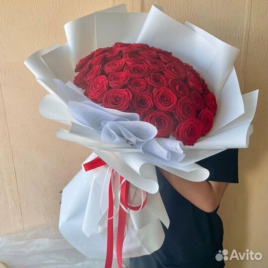 Букеты из Красных Роз. Свежие Цветы