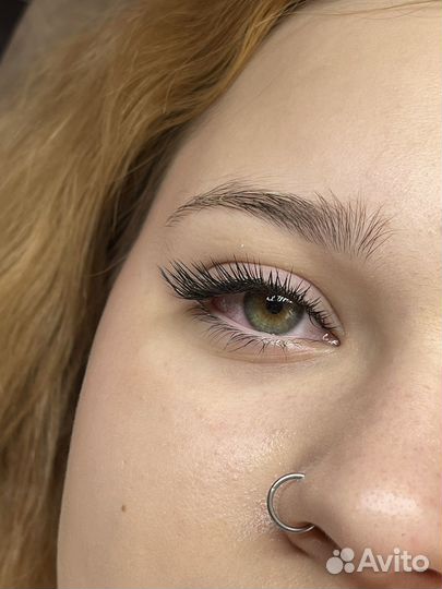 Наращивание ресниц модель