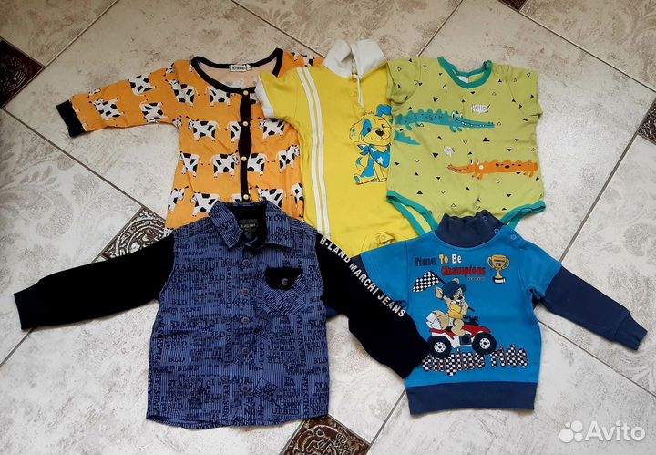Детские вещи на мальчика от 0 до 1года