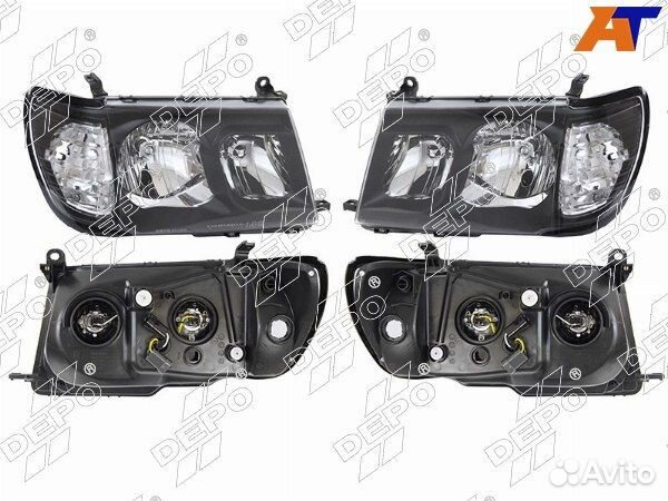 Фара toyota land cruiser