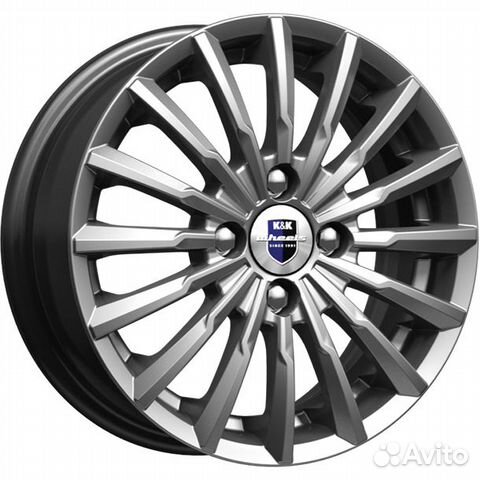 R17 5x100 7J ET48 D56,1 K&K Акцент (кс562) Дарк пл