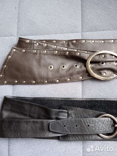 Ремни женские, широкие, кожа, Германия