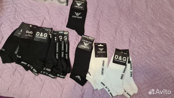 Носки бренда Dolce Gabbana,Armani.Пр-во Румыния