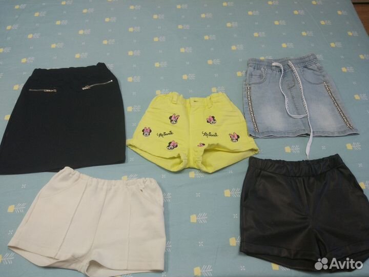 Шорты и юбки для девочек