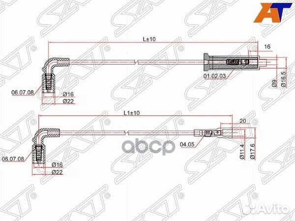 Провода высоковольтные chevrolet aveo 03-08 1.4