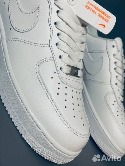 Кроссовки nike air force 1 белые