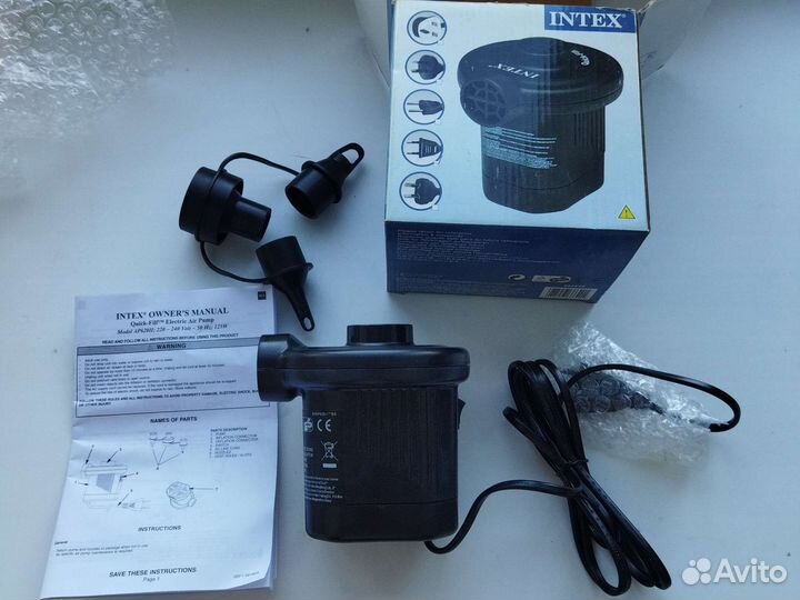 Электрический насос для надувных матрасов