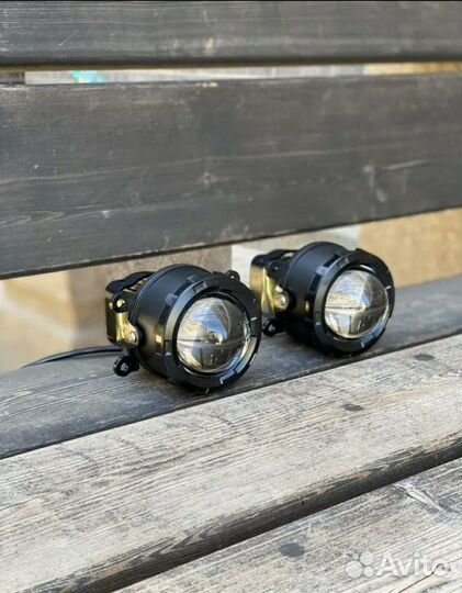 Bi LED лазерные туманки веста форд рено птф