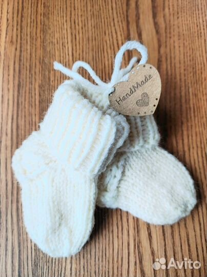 Носки вязаные ручной работы детские