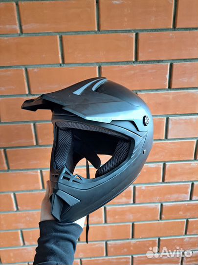 Шлем + очки эндуро (вело, мото защита)