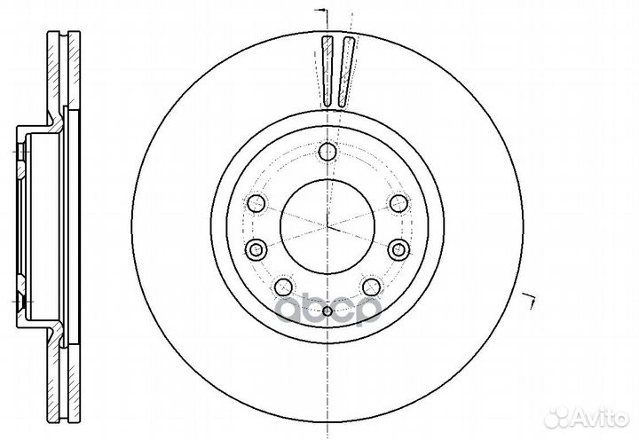 Диск тормозной G-brake GR-20917 Mazda6 седан I