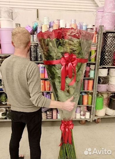 Высокие розы