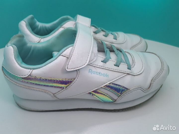 Reebok детские кроссовки royal cljog white/white/D