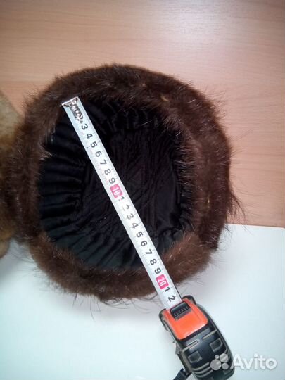 Норковая шапка мужская