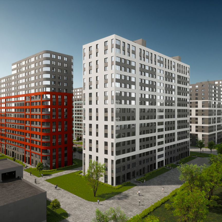 3-к. квартира, 77,3 м², 4/17 эт.