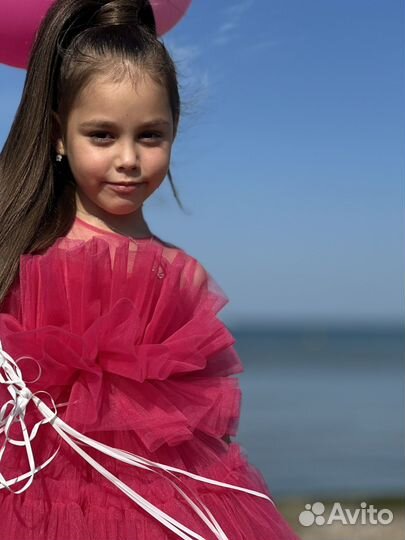 Нарядное платье для девочки 116 122 128