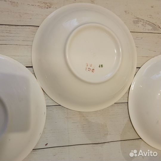 Винтаж зик фаянс редкие 3шт