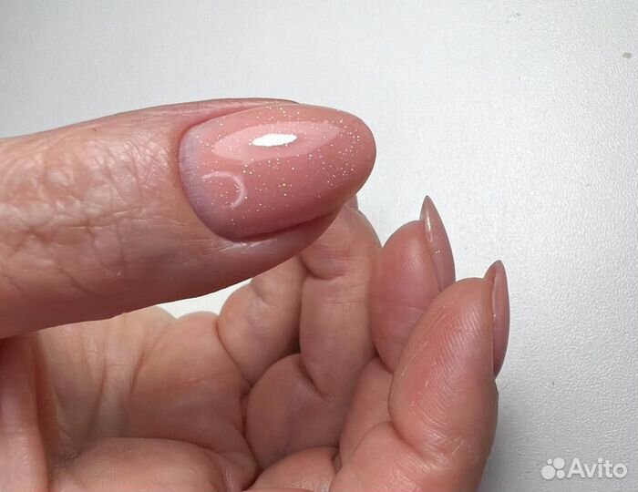 Маникюр с покрытием гель лак и педикюр