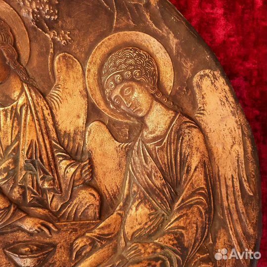 Старинная икона Троица