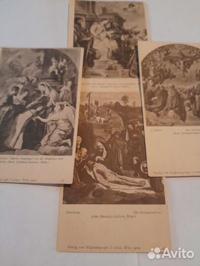 Антикварная почтовая открытка. Австро-Венгрия