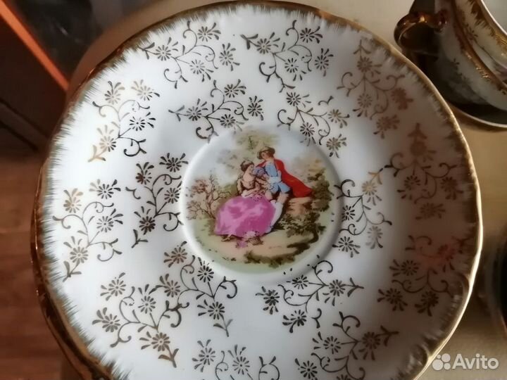 Чайный сервиз на 6 персон: перламутровая Мадонна