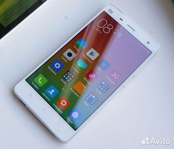 Xiaomi Mi4 64GB белый состояние 4+