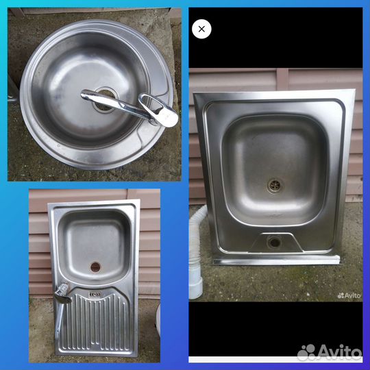 Мойка для кухни накладная из нержавейки