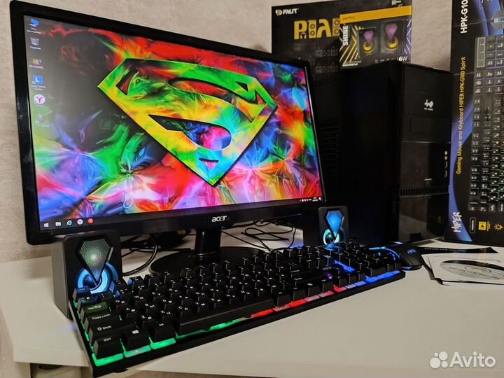 Игровой компьютер core i3, Gtx 1050