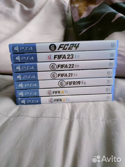 Диски FIFA 17-24 ps4/ps5 (цены в описании)