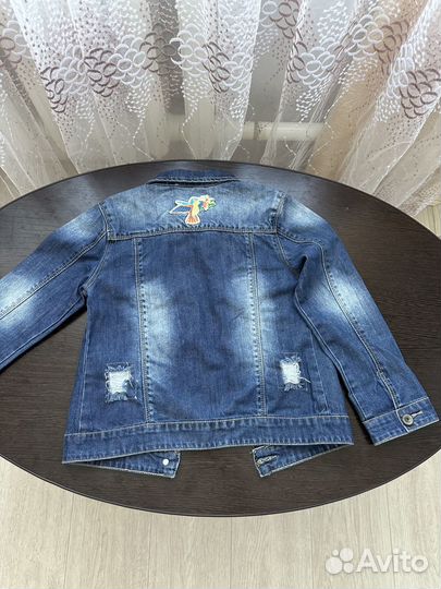Джинсовка на девочку 134 140