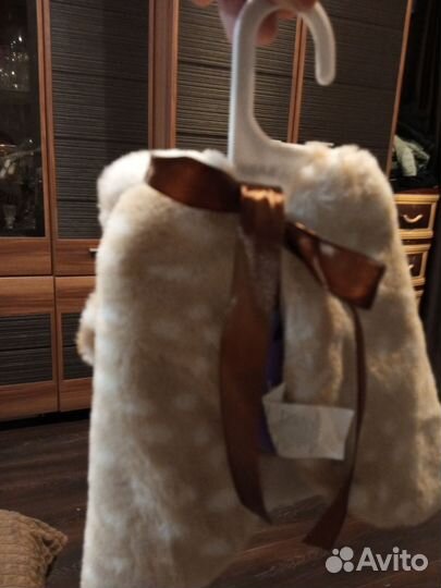 Шубка новогодняя для маленькой собаки или кошки