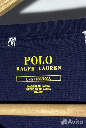 Футболка Polo Ralph Lauren монограмм р. L