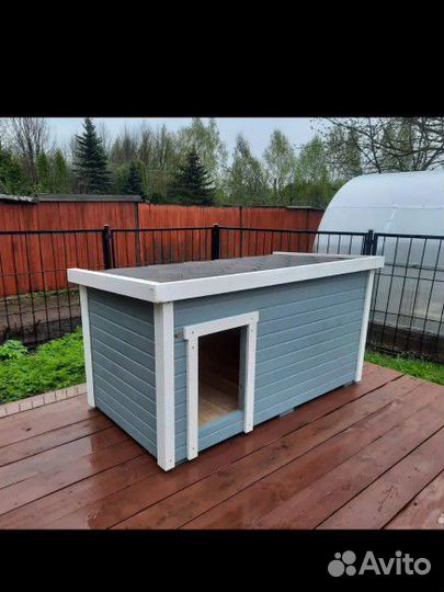 Будка для собаки утепленная с тамбуром
