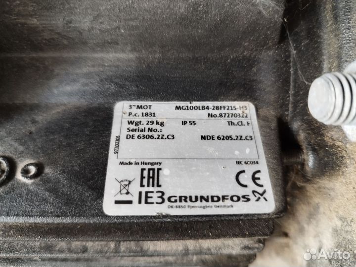 Насос grundfos MG100LB4 28FF215-H3