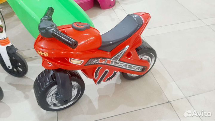 Беговел -мотоцикл мх красный (новый)