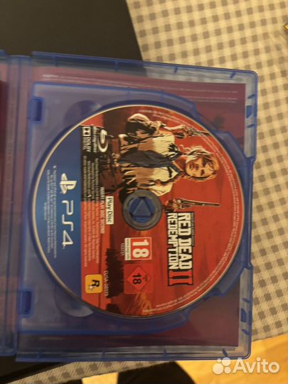 Red dead redemption 2 ps4 диск