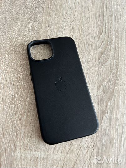 Чехол на iPhone 14 кожаный