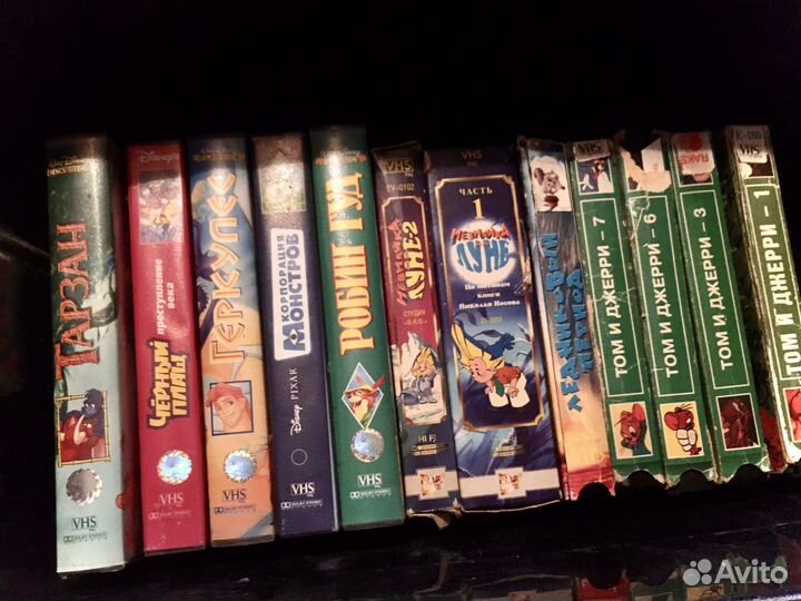Кассеты Vhs лицензия, мультфильмы Dvd