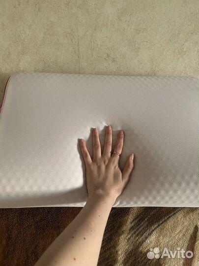 Анатомическая подушка аскона Ecogel Contour Pink