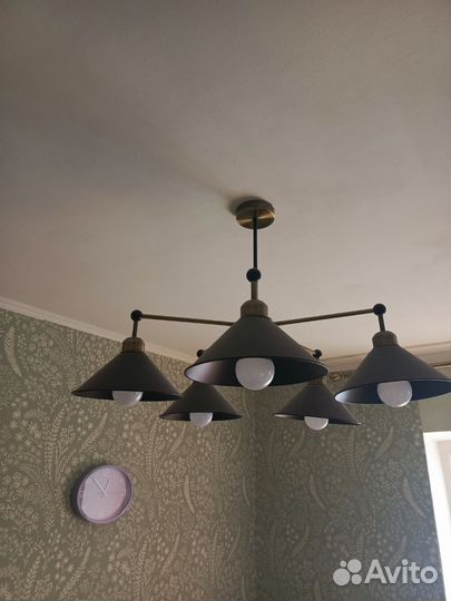 Люстра потолочная бу