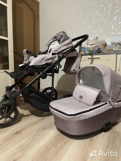 Коляска 2 в 1 Аdamax Amelia
