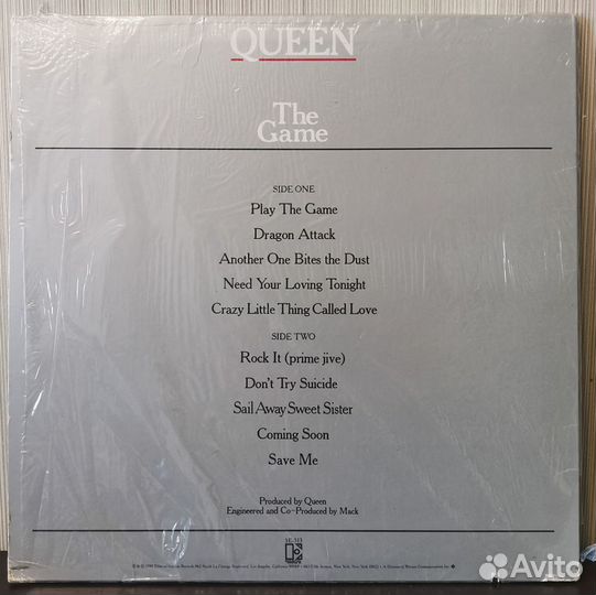 Queen - The game, USA, 1980