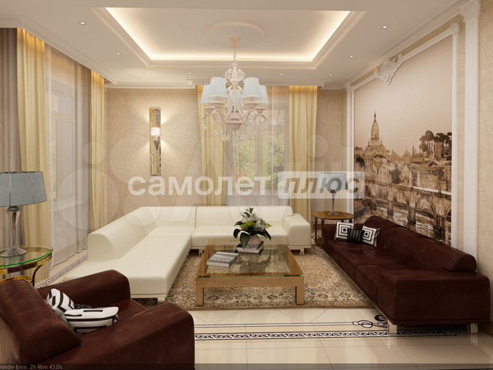 Коттедж 334 м² на участке 30 сот.