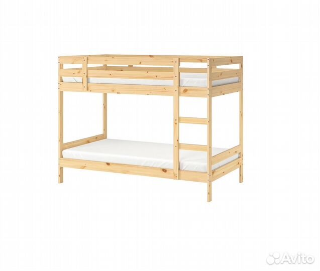 Икеа Мидал 2-х ярусная кровать 200х90 оригинал