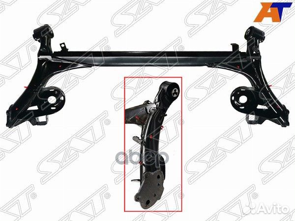 Балка задняя VW polo 12/skoda rapid 13- (под