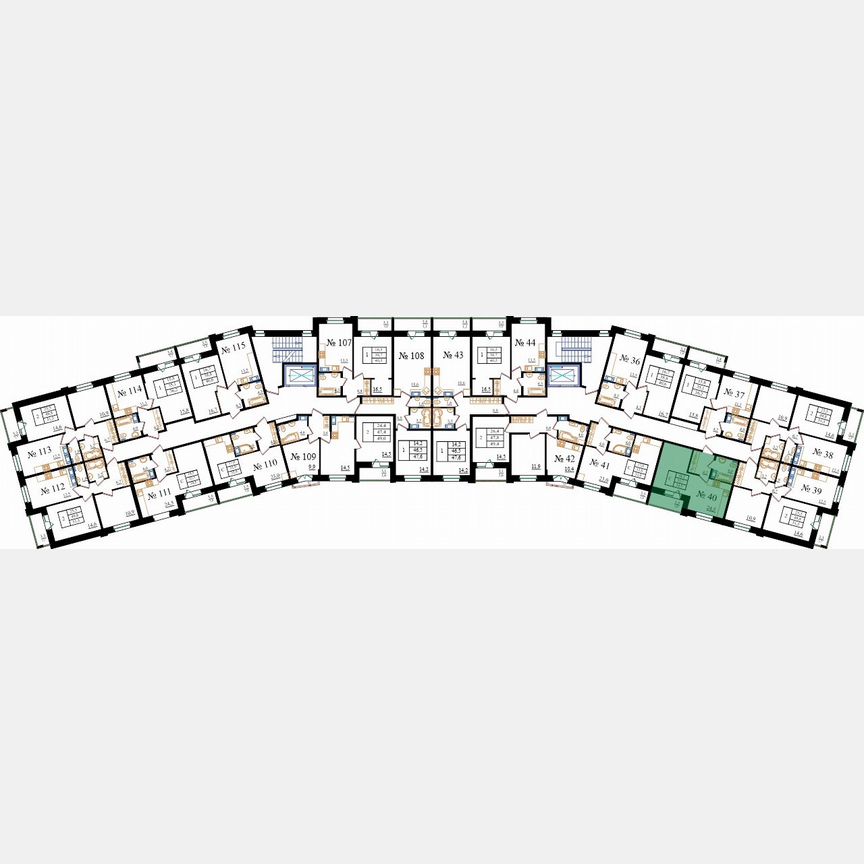 Квартира-студия, 34,5 м², 5/8 эт.