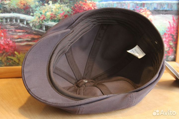 Кепка восьмиклинка Landmark новая. Horn коричневая