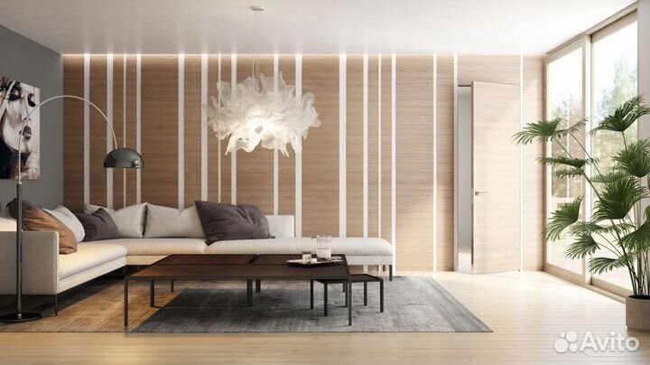 Двери скрытого монтажа экошпон